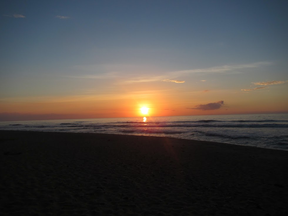 Sunset on Miloli'i Beach