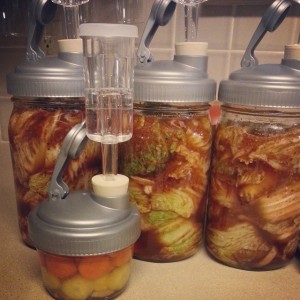 3 jars of kimchi