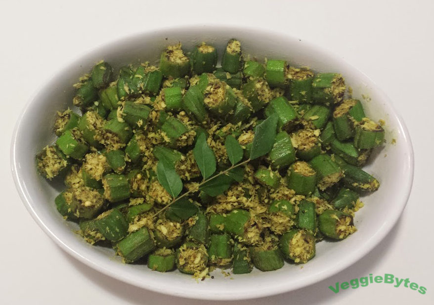 South Indian Coconut Okra