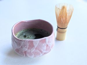 Pink Matcha Bowl and Chasen made in Japan