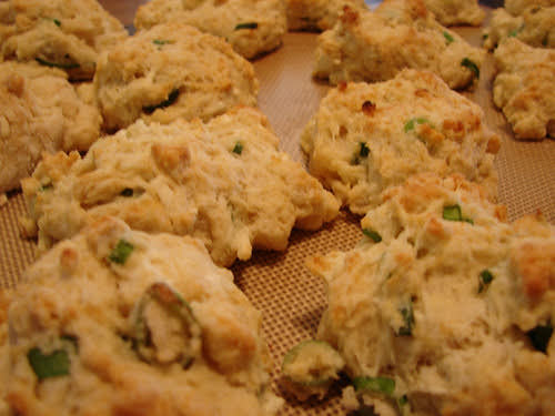 Vegan Scallion Biscuits