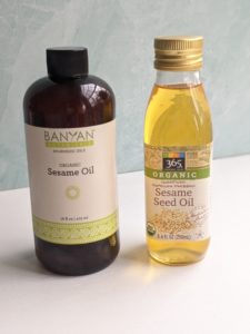 sesame oil for abhyanga