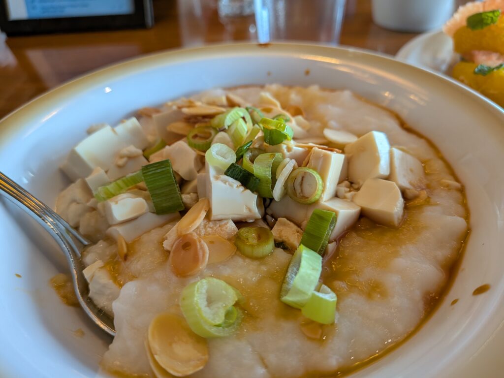 Windjammer cafe -congee
Royal Caribbean Cruise as a vegan