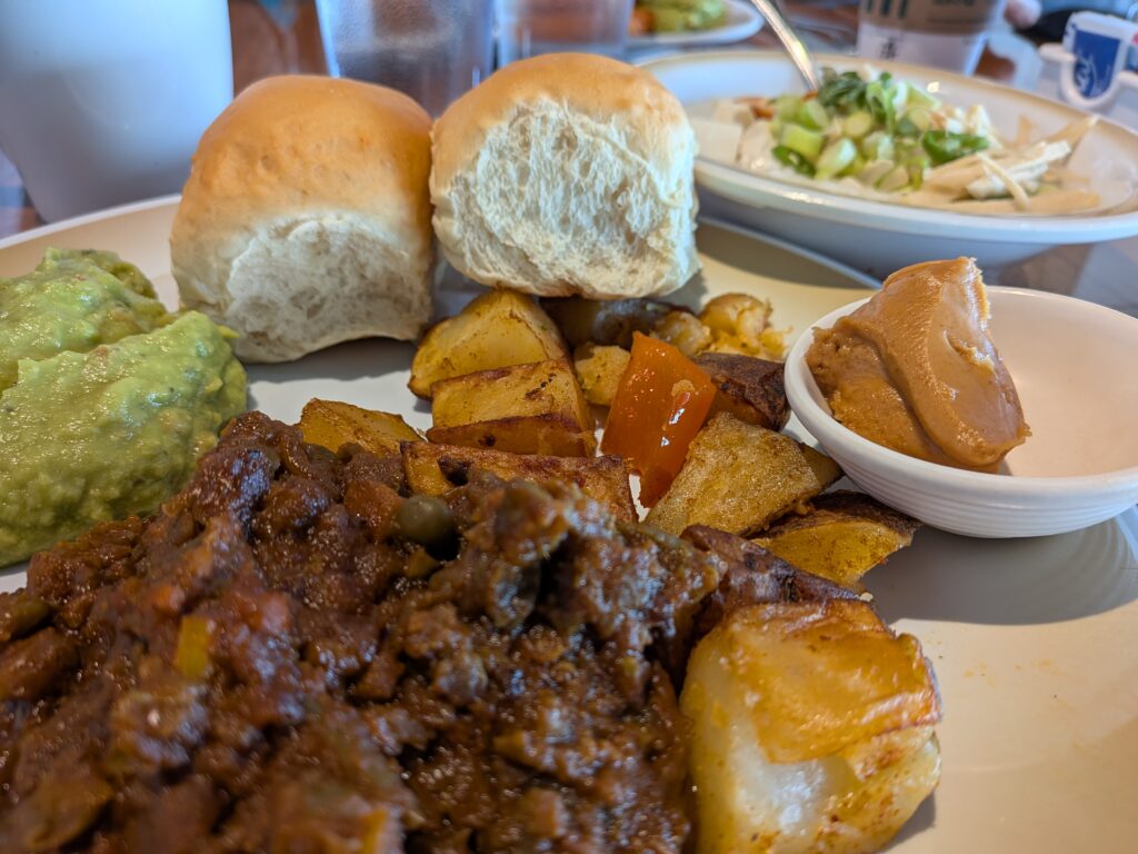 Windjammer cafe -pav bhaji
Royal Caribbean Cruise as a vegan