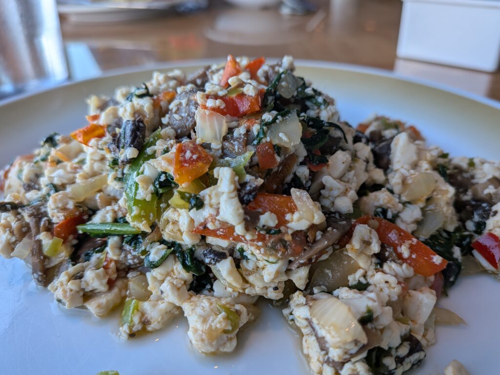 Windjammer cafe -scrambled tofu
Royal Caribbean Cruise as a vegan