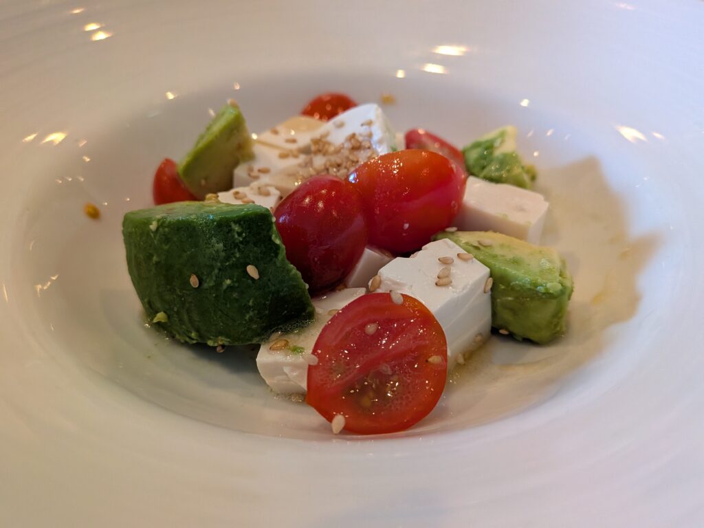 Caribbean night - avocado tofu salad
Royal Caribbean Cruise as a vegan