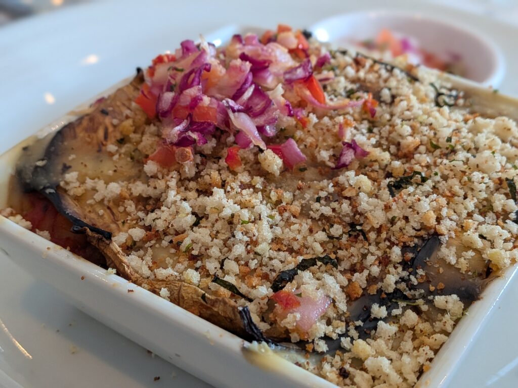Mediterranean night -Moussaka
Royal Caribbean Cruise as a vegan