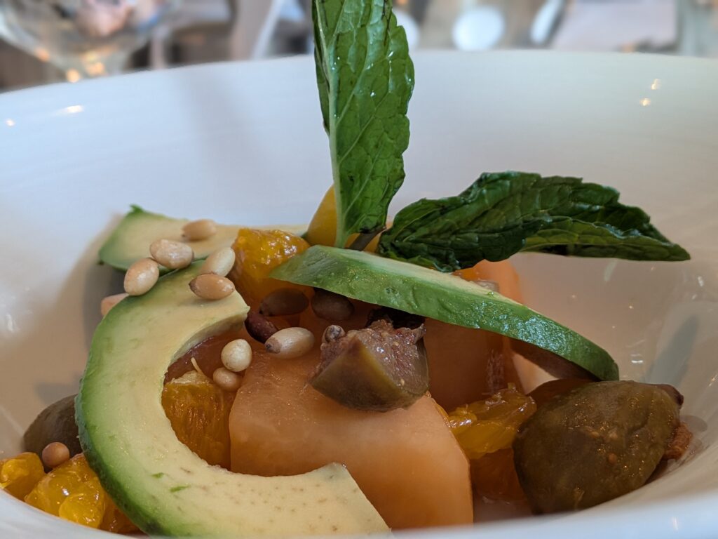 Royal night - avocado melon salad
Royal Caribbean Cruise as a vegan