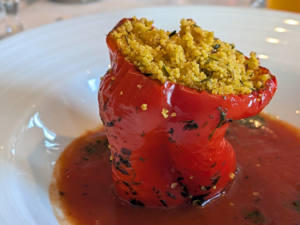 Royal night - stuffed pepper
Royal Caribbean Cruise as a vegan